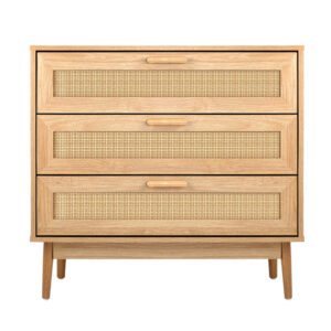 NNEED 3 Chest of Drawers Clothes Storage Rattan