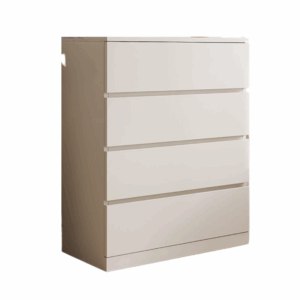 NNETB 4-Drawer Solid Wood Storage Cabinet